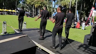 the joy performing at the simphiwe shembe comedy picnic