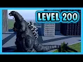 How Strong Is LEVEL 200 HEISEI GODZILLA REMODEL SOON - Roblox Kaiju Alpha