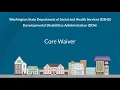 DDA Waivers Core