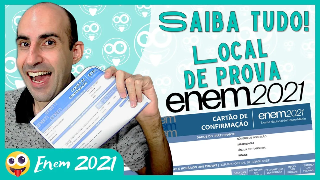 [ENEM 2021] Saiu o Cartão de Confirmação com o local de prova do Enem  ▷ Saiba tudo!