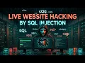 LIVE Ethical Hacking Hack a Website with SQL Injection in Real Time 100 Legal Demo