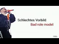 Schlechtes Vorbild, Sido - Learn German With Music, English Lyrics