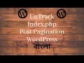 Wordpress Theme Development Part 21 in bangla index php post pagination and custom header