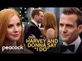 Suits Harvey and Donna Steal Louis Wedding