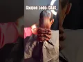 Swoop Barbie Ponytail Slayed Copper Color w Flip Over Method On Natural Hair Ft