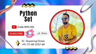 Python Session 27 Python Set