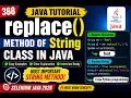 368 replace pre-defined method of String class in Java Selenium Java 2026
