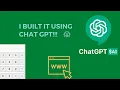 Build website using CHAT GPT HTML CSS Javascript Build calculator Product Listing web page