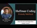 Huffman Coding Greedy Method Data structure Algorithm Bangla Tutorial