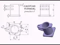 Creo Parametric Basic Part Modeling Practice 5 Tutorial For Beginners
