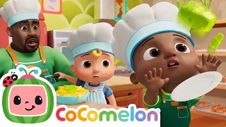 Green Jelly on a Plate | Wibble Wobble Silly Lunch Time | CoComelon Nursery Rhymes & Kids Songs