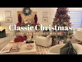 hristmas Decorate with Me|Living Room and Dining Room|Classic Christmas Decor 