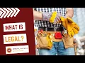 What Type of Work Can a Handyman Do Legally