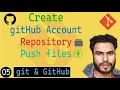 Create GitHub Account Repository and Push Files