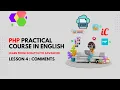 PHP Practical Course in English 4 - comments