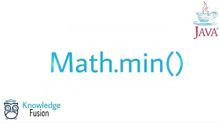 Math min function in JAVA ICSE