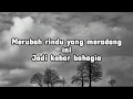 Kita lewati berdua - overnight (lirik lagu 1 jam) 