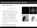 Digital Image Processing Chapter Basic Intensity types of Transformation Functions Woods
