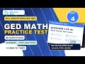 Full-Length GED Math Practice Test 4 46 Questions with Answers Explanations