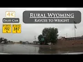 4K Ultra Dash Cam Kaycee to Wright Wyoming WY 192 WY 387