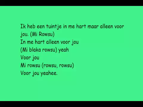 Download MP3 Damaru Ft. Jan Smit - Tuintje In Mijn Hart(Mi Rowsu) + songtekst