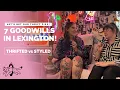 Shopping 7 Goodwill Stores in Lexington Kentucky - A Thrifted vs Styled Thrift Trip