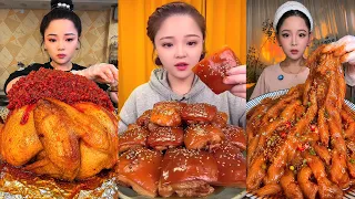 Real Mukbang :) spicy Pork Bellly Soothing Sounds While Enjoying Delicious 먹방 모음이 팅쇼 리얼 사운드 #2132