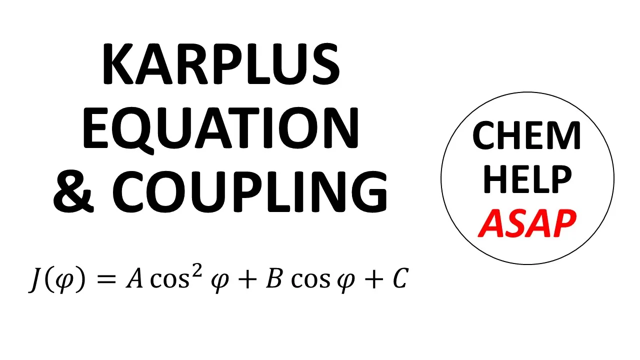 dihedral angles, J-values, & the Karplus equation