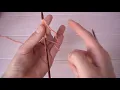 Knitting on two needles | step by step