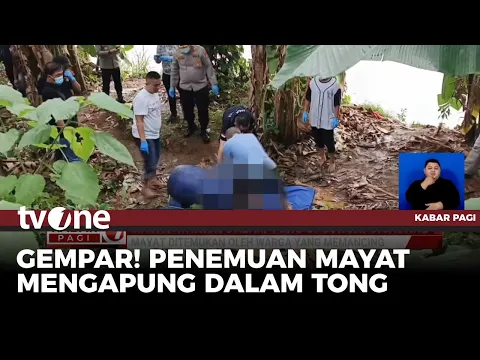 Mayat Wanita Dalam Drum Ditemukan di Sungai Cisadane