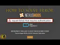 How to solve Mod Organizer 2 Error Request failed Host requires authentication 2022