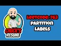 Leetcode 763 - Partition Labels JavaScript