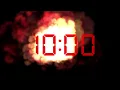 10 Minute Ticking Countdown Timer With Bomb Explosion Sound Digital LED Style
