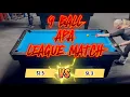 Download Lagu From UNDERDOG To CHAMPION$$ APA 9 BALL League Match #nineball #poolleague #billiards