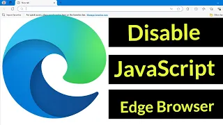How to Turn Off JavaScript on Edge Browser