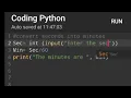 Python program to convert seconds into minutes
