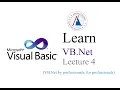 VB Net Lecture 4 Writing First program of Vb Net Path vbc compiling using vb net compiler executing