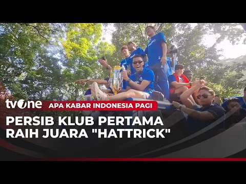 Momen Konvoi Perayaan Persib Juara Liga Indonesia
