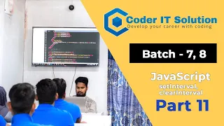JavaScript setInterval clearInterval Part 11 Batch 7 8 Coder IT Solution