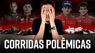 TRETAS DA F1: As corridas mais polêmicas da F1 na história - Suzuka 89/90, Abu Dhabi 2021...