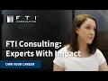 FTI Consulting Experts with Impact