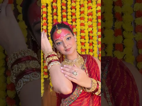 Mata Rukmani look😍✨Janmashtami Special #Janmashtami #krishnalove