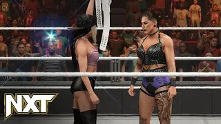 wwe 2k23 nxt unraveling alliances nxt womens championship staredown