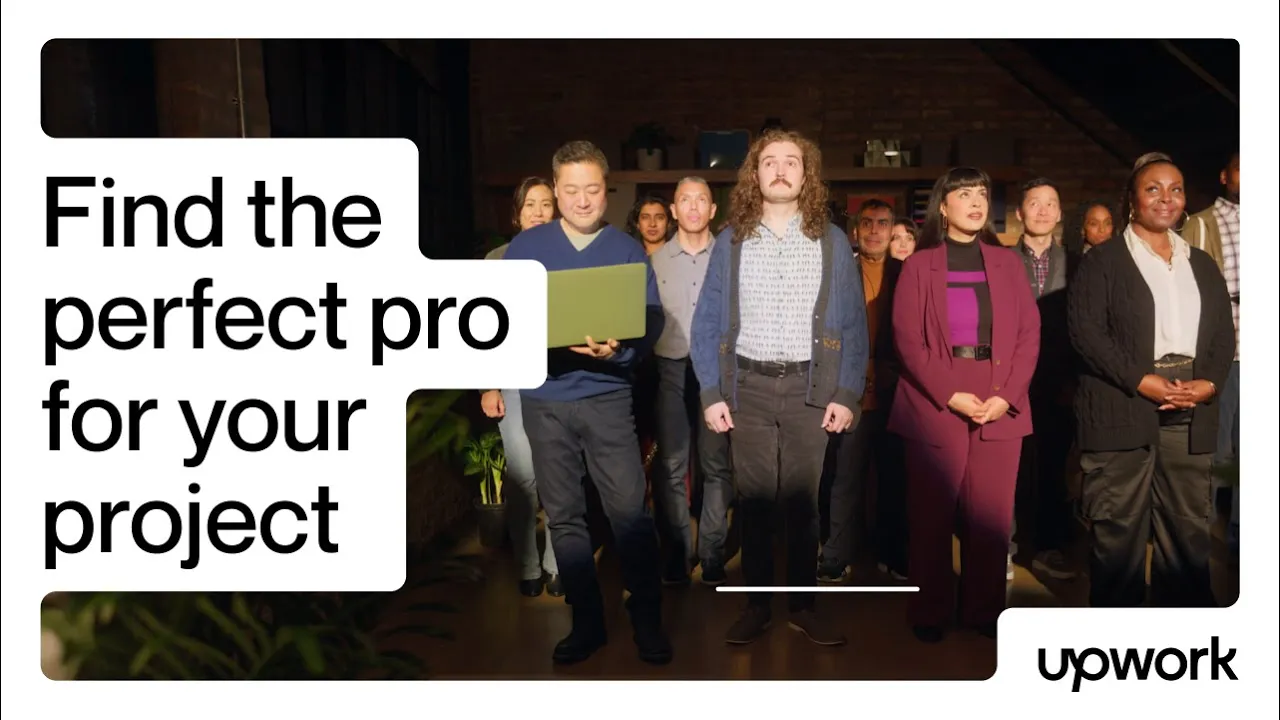 Upwork — Upwork — AI-Powered Freelance Talent Matching (YouTube video ad)