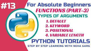 Types of Arguments in Python Positional Keyword Default and Arbitrary Arguments Python Functions