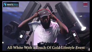 noxious dj on the mix that was all white with a touch of gold event by big pie concept in polokwane