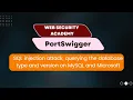 LAB SQL injection attack querying the database type and version on MySQL and Microsoft