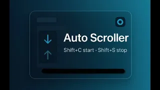 Free Auto Scroller chrome extension