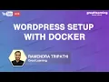 Wordpress Setup with Docker Docker Containers For Beginners Great Learning