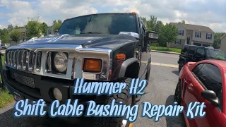 Shift Cable Bushing Repair Kit install